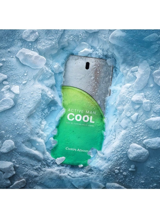 chris adams 2 Pcs Chris Adams Active Man Cool Eau De Parfum 100ML Long-Lasting Fresh and Masculine Fragrance for Everyday Confidence - Image 3